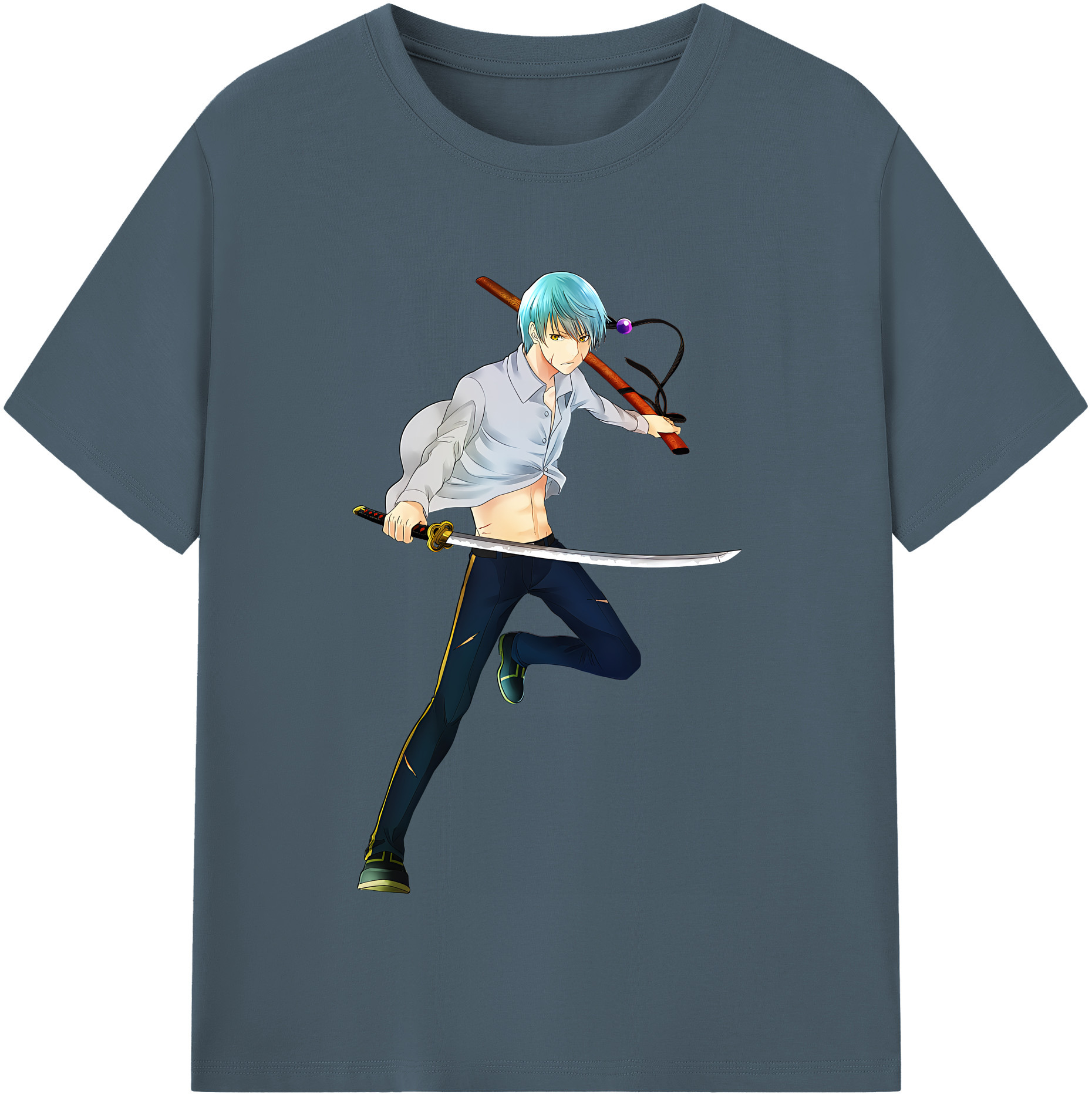 （画像用） 刀剣乱舞 Touken Ranbu 綿100％半袖Tシャツ（フロントプリント）
